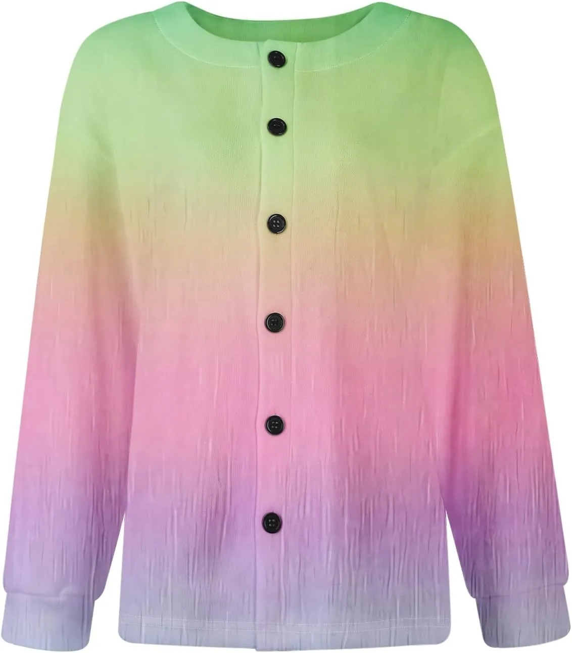 Button Chunky Sweater for Women V Neck Work Fall Outfits Long Sleeve Cable Chunky Open Front Cardigan Coat Oversized