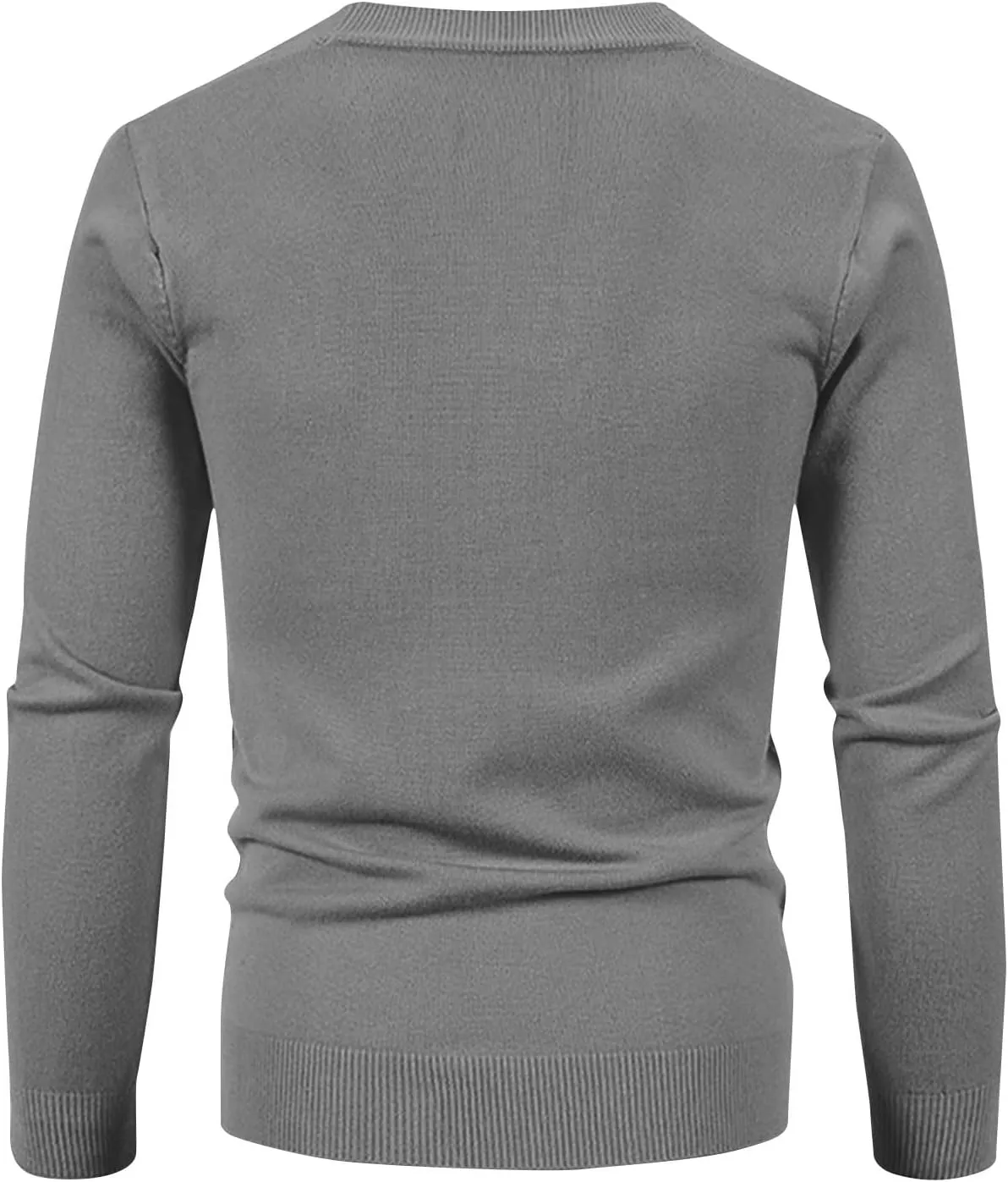 Cardigan Sweaters for Men Lightweight Long Sleeve Sweaters Slim Fit Button Down Sweater Big and Tall Knit Sweater