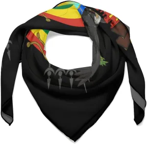 Coat Arms of Bolivia Square Silk Scarf for Women Fashion Neck Hair Wrap Head Scarves Bag Decoration 27''x 27''