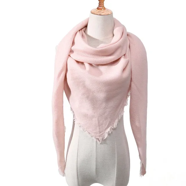 Designer 2019 Knitted Spring Winter Women Scarf