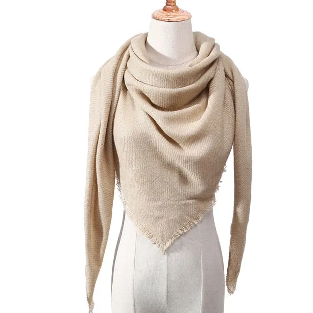 Designer 2019 Knitted Spring Winter Women Scarf