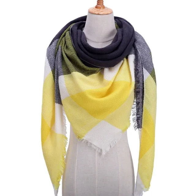Designer 2019 Knitted Spring Winter Women Scarf