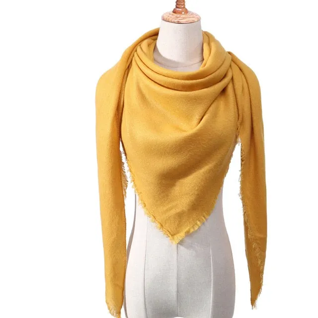 Designer 2019 Knitted Spring Winter Women Scarf