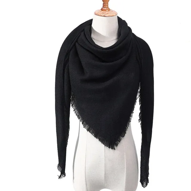 Designer 2019 Knitted Spring Winter Women Scarf