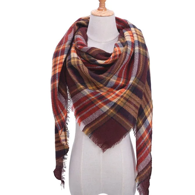 Designer 2019 Knitted Spring Winter Women Scarf