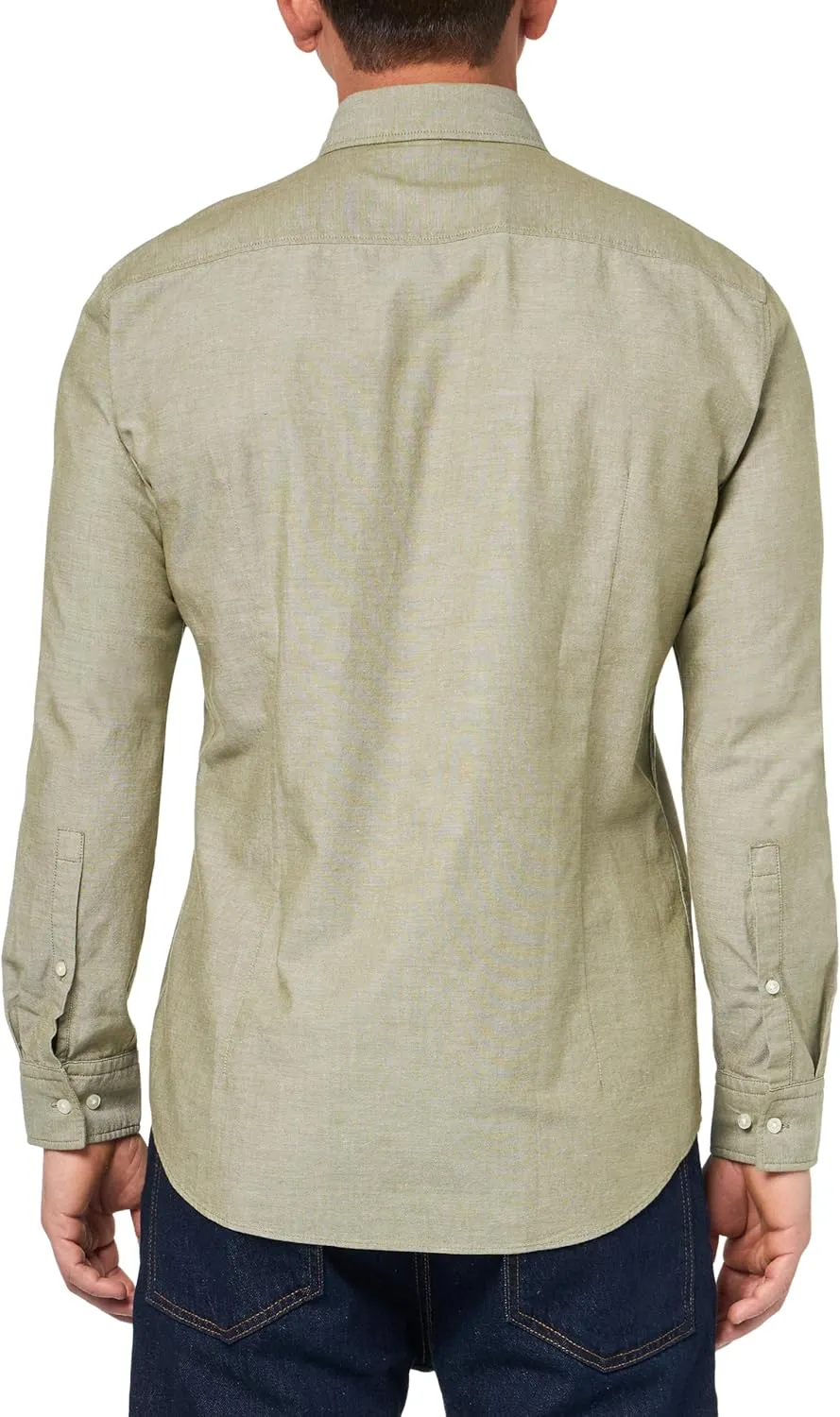HUGO Men's Slim Fit Long Sleeve Oxford Button Down Shirt