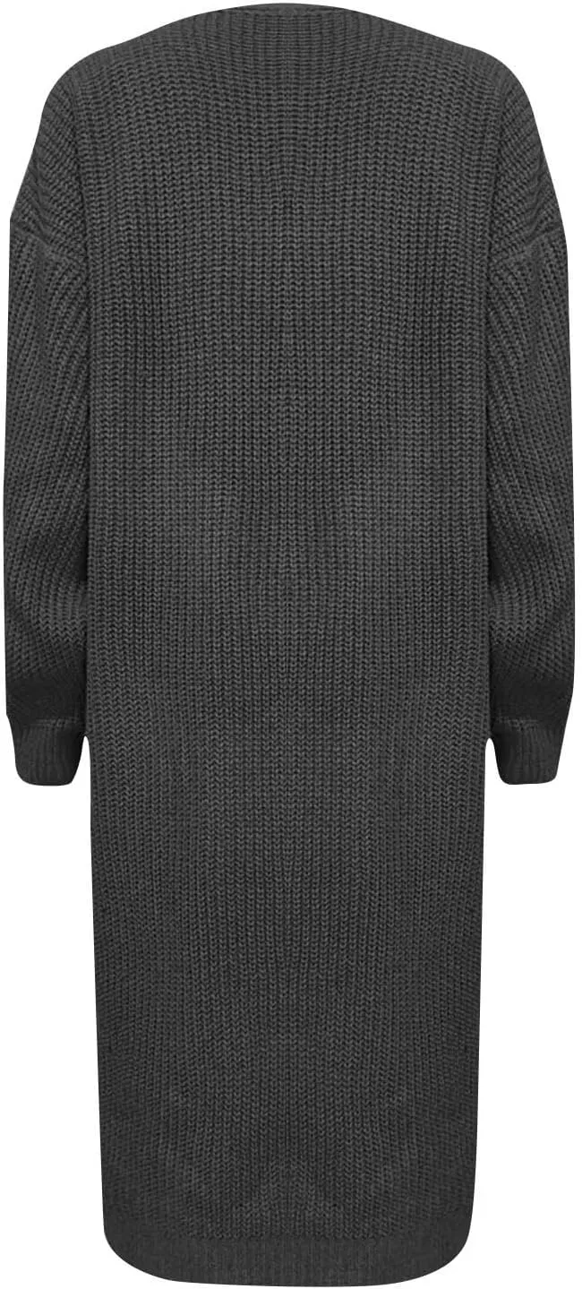 Long Cable Knit Hooded Cardigans for Women 2024 2024 Fall Long Sleeve Sweaters Button Up Cable Knit Sweater Coats
