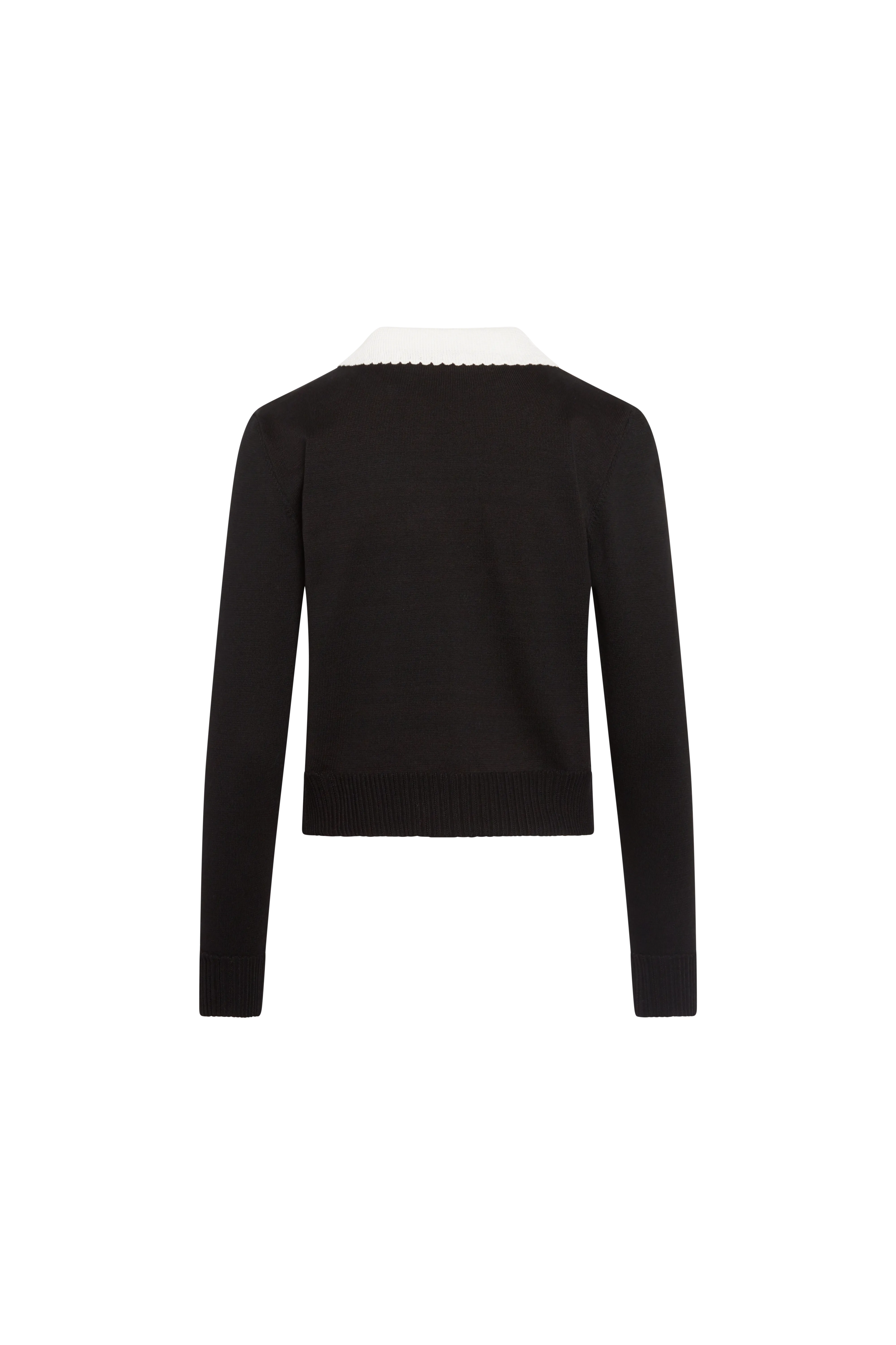 MS. PENNYWORTH CARDIGAN BLACK LONG