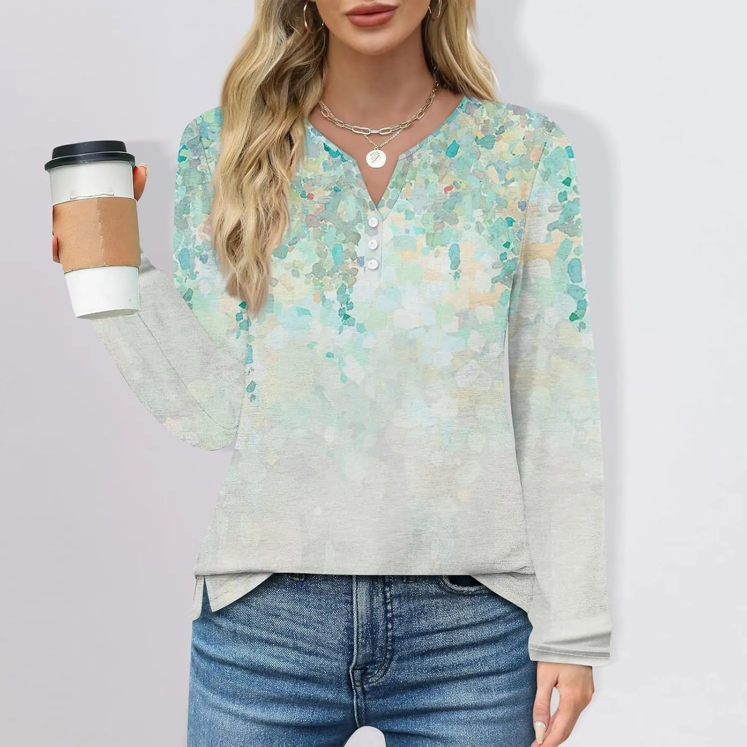Sweatshirt For Women Crew Neck Long Sleeve Shirts Graphic Vintage Outfits Casual Workout Pullover Tops
